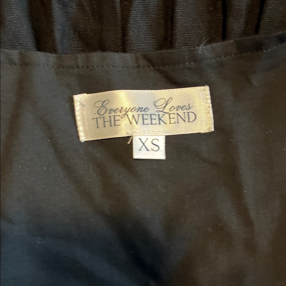 Everyone Loves the Weekend WEST VILLAGE DRESS black Sz XS - Picture 10 of 11